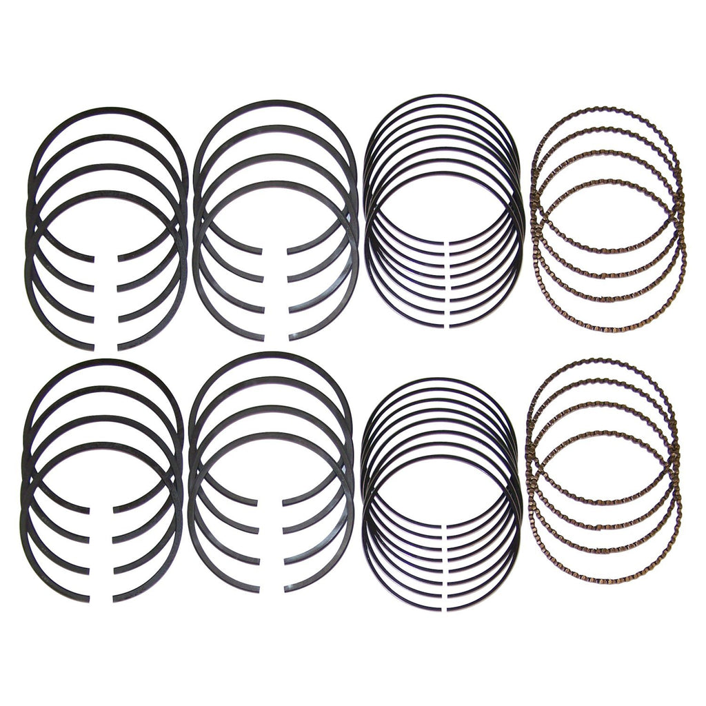 Standard Piston Ring Set for 1994-1998 Jeep ZJ, ZG Grand Cherokee w/ 5.2L Engine Crown Automotive