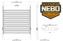 Load image into Gallery viewer, 07-18 Wrangler JK 4 Door Nebo Roof Rack Cargo Slat Kit Silver 6-Piece TeraFlex