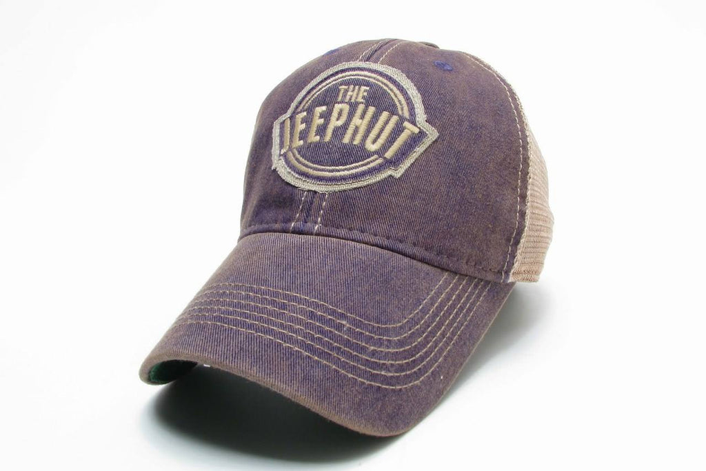JeepHut Purple Denim Soft style Trucker Hat