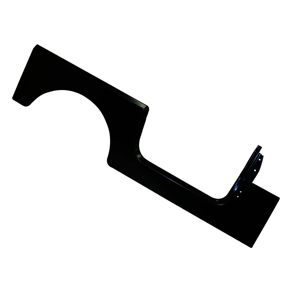 Left Side Panel, Black paintable without Jeep Logo for 76-95 CJ-7 & YJ Wrangler Crown Automotive