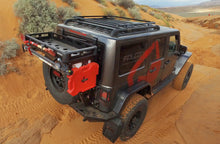 Load image into Gallery viewer, 07-18 Wrangler JK Alta Cargo Rack Black Rails TeraFlex