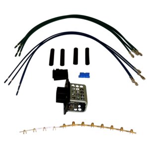 Blower Motor Resistor & Wiring Kit for Jeep 87-06 TJ Wrangler, 98-01 XJ Cherokee Crown Automotive