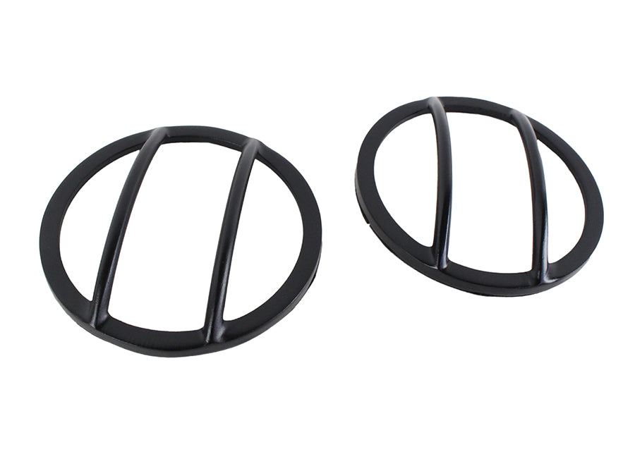 Jeep JK Front Marker Covers Pair 07-18 Wrangler JK Powdercoat Black Kentrol