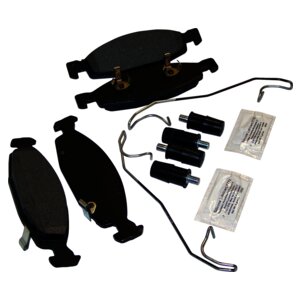 Front Brake Pad Master Kit for 99-02 Grand Cherokee w/ Teves (Black) Calipers Crown Automotive