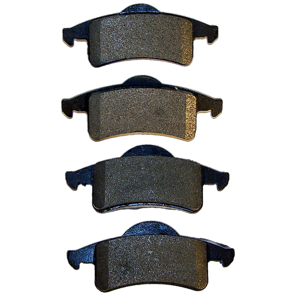 Rear Disc Brake Pad Set for 99-04 Jeep WJ, WG Grand Cherokeee, Left & Right Crown Automotive