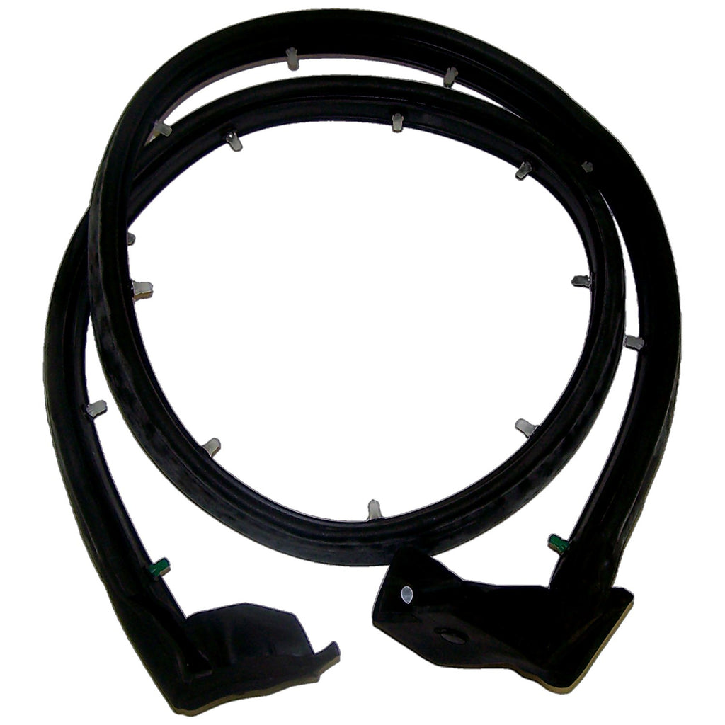 Right Door Weatherstrip for 1997-2006 Jeep TJ Wrangler w/ Half Steel Doors Crown Automotive