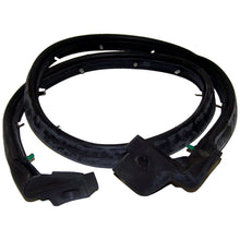 Load image into Gallery viewer, Right Door Weatherstrip for 1997-2006 Jeep TJ Wrangler w/ Half Steel Doors Crown Automotive