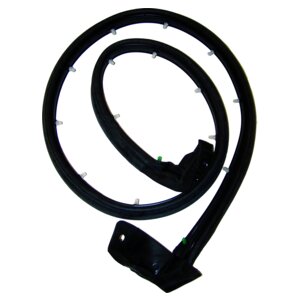 Right Door Weatherstrip for 1997-2006 Jeep TJ Wrangler w/ Half Steel Doors Crown Automotive