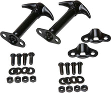 Load image into Gallery viewer, Jeep CJ/YJ Hood Catch Pair 55-95 CJ and Wrangler YJ Powdercoat Black Kentrol
