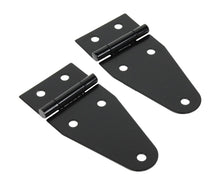 Load image into Gallery viewer, Jeep CJ/YJ Hood Hinge Pair 55-95 CJ and Wrangler YJ Powdercoat Black Kentrol