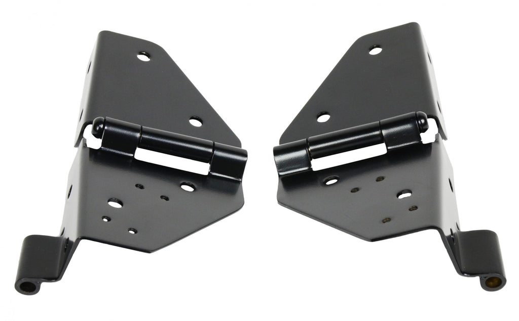 Jeep CJ/YJ Windshield Hinge Pair 76-95 CJ and Wrangler YJ Powdercoat Black Kentrol