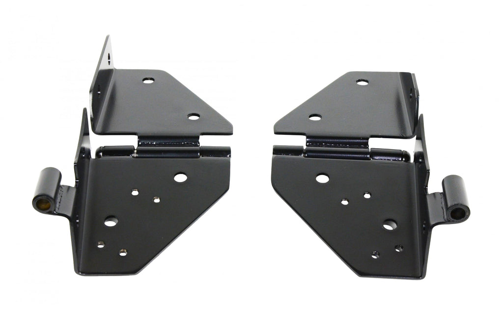Jeep CJ/YJ Windshield Hinge Pair 76-95 CJ and Wrangler YJ Powdercoat Black Kentrol