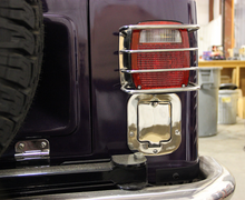 Load image into Gallery viewer, Jeep CJ Rear Body Guard For 55-86 Jeep CJ Black Powder Coated Stainless Kentrol