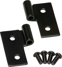 Load image into Gallery viewer, JEEP CJ/YJ/TJ Lower Door Hinge Pair 76-06 CJ and Wrangler YJ/TJ Powdercoat Black Kentrol