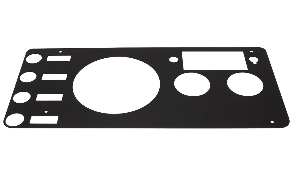 Jeep CJ Gauge Cover 76-86 CJ Powdercoat Black Kentrol