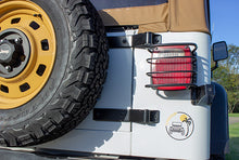 Load image into Gallery viewer, Jeep CJ/YJ Tailgate Tire Stop  76-95 CJ and Wrangler YJ Powdercoat Black Kentrol