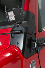 Load image into Gallery viewer, Jeep TJ Windshield Hinge Pair 97-06 Wrangler TJ Powdercoat Black Kentrol