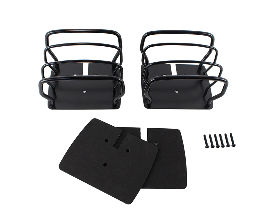 JEEP CJ/YJ/TJ Taillight Guard Pair 76-06 CJ and Wrangler YJ/TJ Powdercoat Black Kentrol
