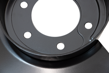 Load image into Gallery viewer, Jeep CJ Disc Brake Dust Cover for 76-78 Jeep CJ Black Powdercoat Stainless Kentrol