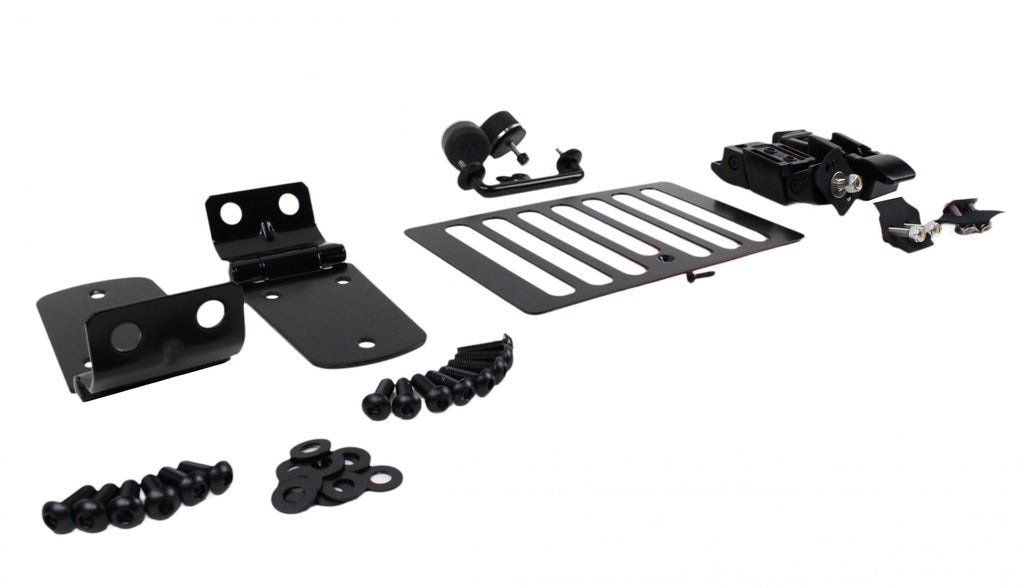 Jeep TJ Hood Kit 98-06 Wrangler TJ Powdercoat Black Kentrol