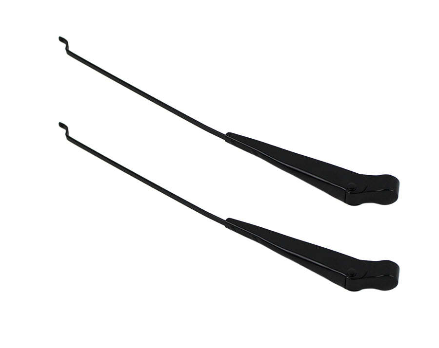 Jeep CJ Windshield Wiper Arms Pair 68-86 CJ Powdercoat Black Kentrol
