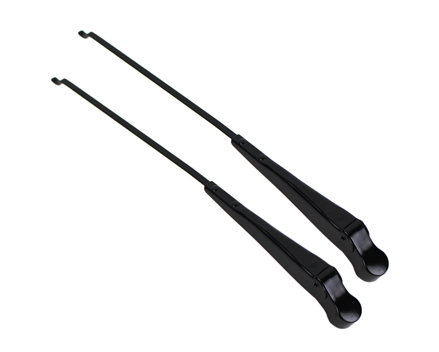 Jeep CJ Windshield Wiper Arms Pair 68-86 CJ Powdercoat Black Kentrol