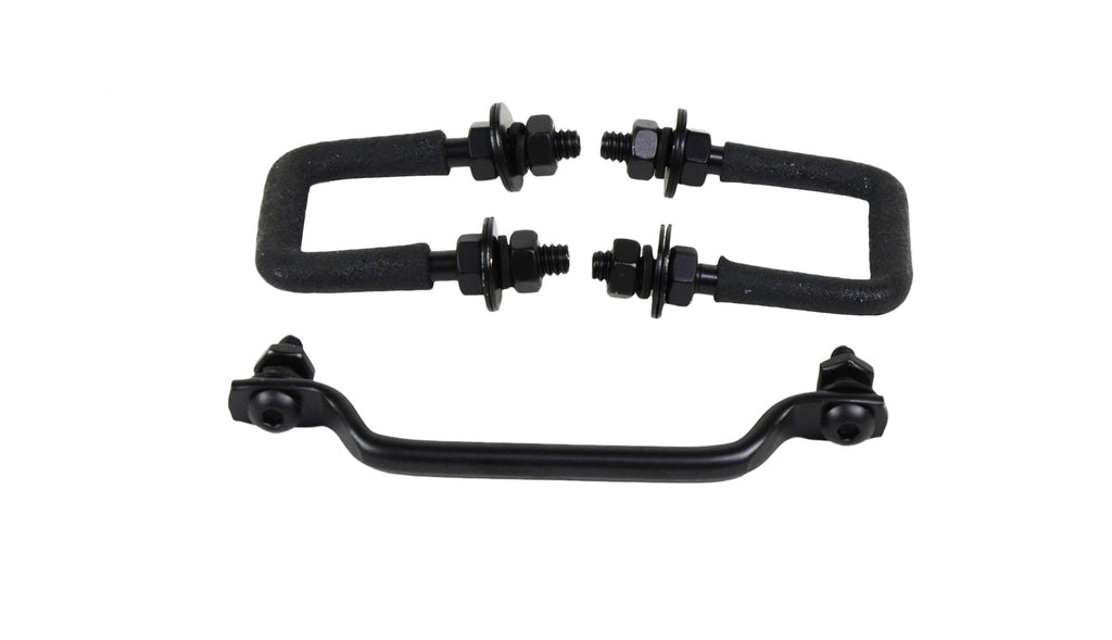 Jeep CJ/YJ Hood Kit With TJ Style Hood Catch 78-95 CJ and Wrangler YJ Powdercoat Black Kentrol