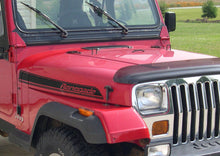 Load image into Gallery viewer, Jeep CJ/YJ Hood Kit With TJ Style Hood Catch 78-95 CJ and Wrangler YJ Powdercoat Black Kentrol