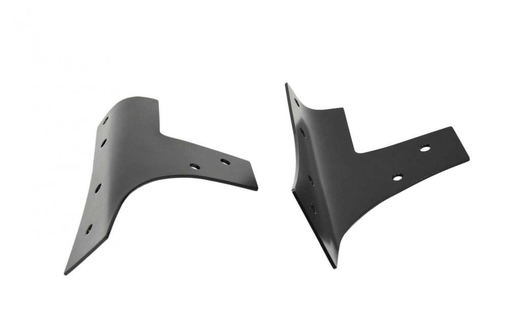 Jeep JK Windshield Supports Pair 07-18 Wrangler JK Powdercoat Black Kentrol