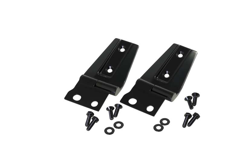 Jeep JK Hood Kit Without Hood Catch 07-18 Wrangler JK Powdercoat Black Kentrol