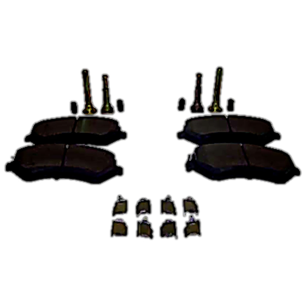 Front Brake Pad Master Kit for 02-07 KJ Liberty, Incl. Pad, Pin Set & Springs Crown Automotive