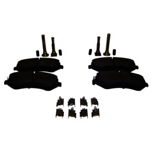 Front Brake Pad Master Kit for 02-07 KJ Liberty, Incl. Pad, Pin Set & Springs Crown Automotive