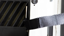 Load image into Gallery viewer, Jeep CJ/YJ Door Strap Kit For 76-95 Jeep CJ/YJ Black Powdercoat Stainless Steel Kentrol