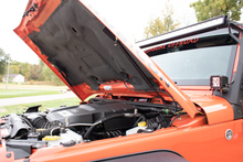 Load image into Gallery viewer, Jeep JK Hoold Lift Support Black Painted Steel Kentrol