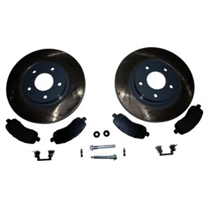 Front Disc Brake Service Kit for 2007-2017 Jeep MK Compass/Patriot Crown Automotive