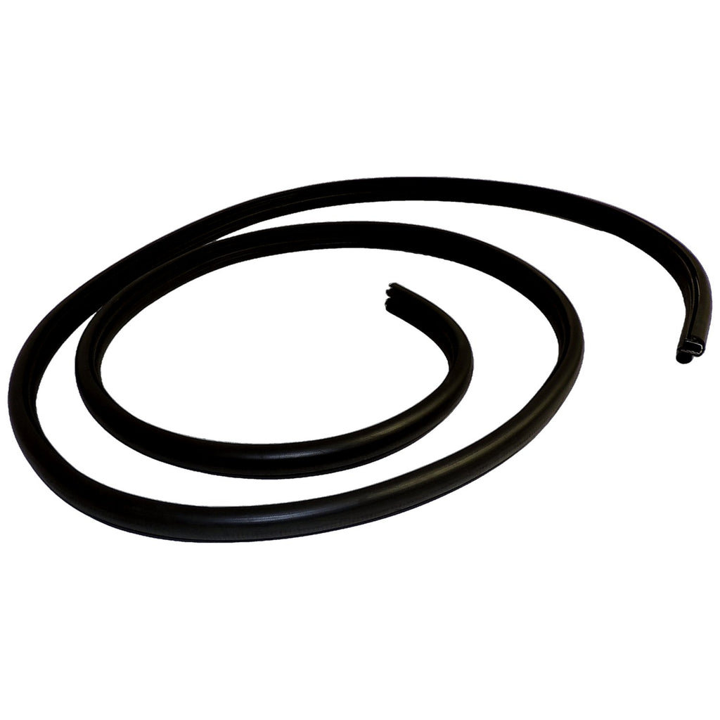 Rear Door Weatherstrip for 2008-12 Jeep KK Liberty, Black Rubber, Left or Right Crown Automotive