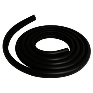 Rear Door Weatherstrip for 2008-12 Jeep KK Liberty, Black Rubber, Left or Right Crown Automotive