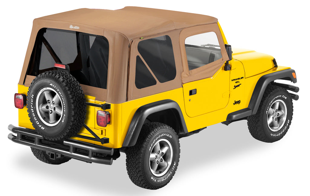 Replace-A-Top for OEM Hardware For Jeep 1997-2002 Wrangler TJ Tinted Spice Door Skins Included Bestop