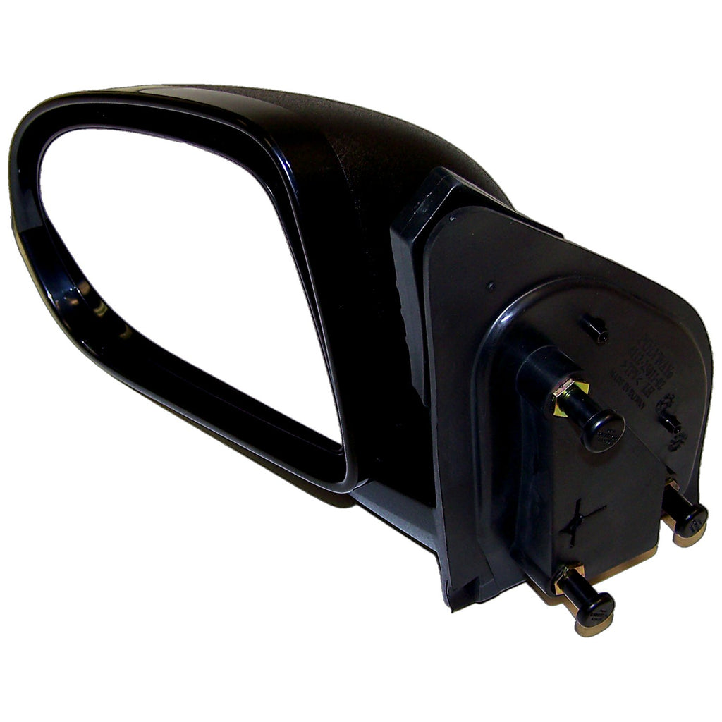 Left Manual, Manual Folding Mirror for 2007-2017 Jeep MK Compass, Black Crown Automotive