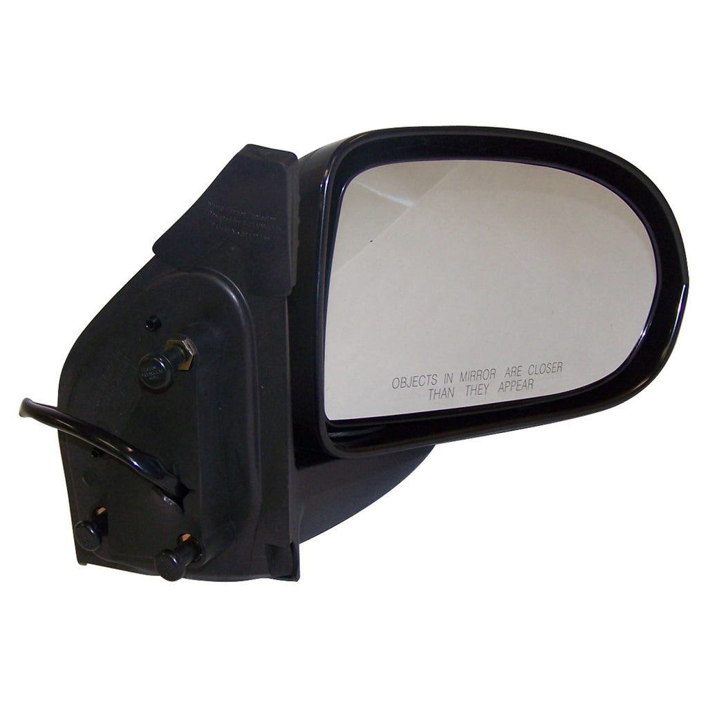 Right Power, Manual Folding Mirror for 2007-2010 Jeep MK Compass, Textured Black Crown Automotive