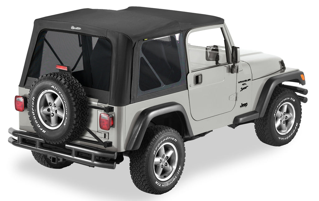 Replace-A-Top for OEM Hardware For Jeep 2003-2006 Wrangler TJ Tinted Black Diamond No Door Skins Included Bestop