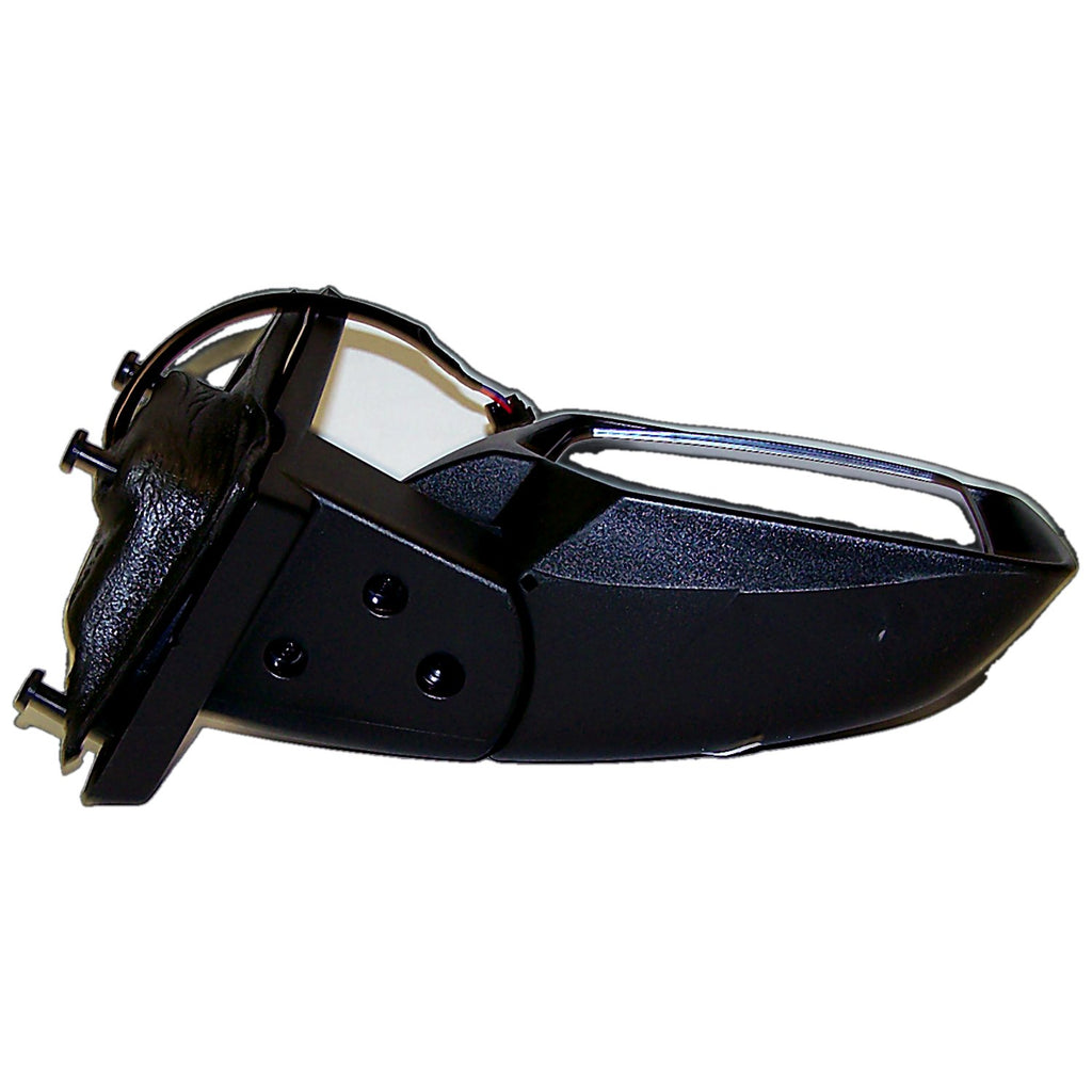 Black ; Right Power, Manual Folding Mirror for Jeep 2007-2010 MK Patriot Crown Automotive