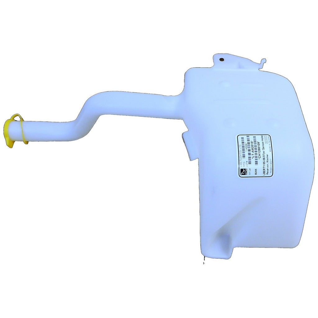 Windshield Washer Fluid Reservoir for 2005-2007 Jeep KJ Liberty, Includes Cap Crown Automotive