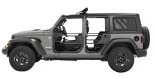 Load image into Gallery viewer, Jeep Tube Doors HighRock 4x4 Element Doors For Jeep 2020-2024 Gladiator Rear Matte Black Bestop