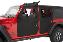 Load image into Gallery viewer, Full Fabric Doors Jeep '20-26 Gladiator '18-26 Wrangler JL Front Black Diamond Bestop