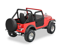 Load image into Gallery viewer, Jeep Doors Full 2-Piece Fabric Doors For Jeep 1976-1986 CJ7 Clear Vinyl Black Denim Fabric Pair Bestop