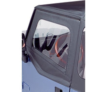 Load image into Gallery viewer, Square Upper Half Doors Rear Corner Jeep 1988-1995 Wrangler YJ Fits original factory hardware or Replace-A-Top Black Crush Bestop
