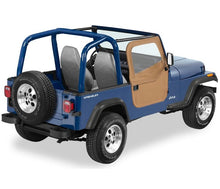 Load image into Gallery viewer, Jeep Doors Full 2-Piece Fabric Doors For Jeep 1980-1986 CJ7 Clear Vinyl Spice Fabric Pair Bestop