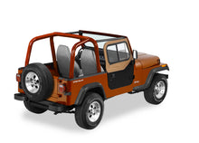 Load image into Gallery viewer, Square Upper Door Sliders Rear Corner Jeep 1988-1995 Wrangler YJ Fits Original Factory Hardware or Replace-A-Top 51120, 51123 Spice Single Sliding Bestop