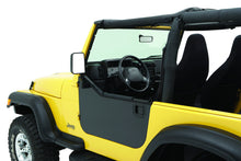 Load image into Gallery viewer, HighRock 4x4 Element Door Enclosure Panels For Jeep 1976-1986 CJ7 Front Black Bestop